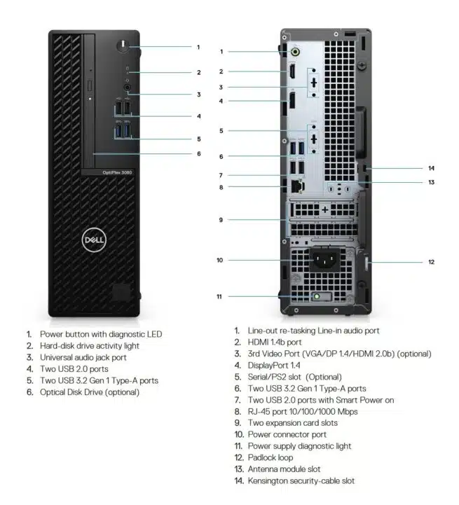 Dell OptiPlex 3080 SFF - Image 3